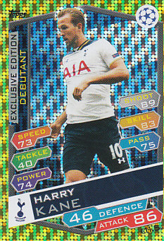 Harry Kane Tottenham Hotspur 2016/17 Topps Match Attax CL Debutant #S15